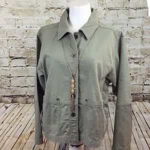 Susan Bristol Casuals light Army Green Jacket